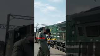 42DN Karakoram Express Lahore junction lahorerailwaystation karakoramexpress viralvideo geu40 [upl. by Namrej]