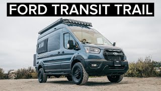 2024 FORD TRANSIT TRAIL  Camper Conversion Van on 33s [upl. by Selfridge]