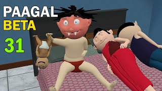 PAAGAL BETA 31  Jokes  CS Bisht Vines  Desi Comedy Video  School Classroom Jokes [upl. by Kcarb]