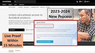 how to create Autodesk student account And Verify AutoDesk Student Account  20232024 new update [upl. by Dranoel423]