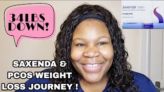 34LBS DOWN SAXENDA amp PCOS WEIGHT LOSS JOURNEY  WEEK 17 WEIGHT LOSS UPDATE  SASSY J [upl. by Merlina]