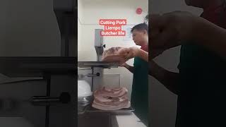 cutting pork Liempo Butcher life [upl. by Pulcheria]