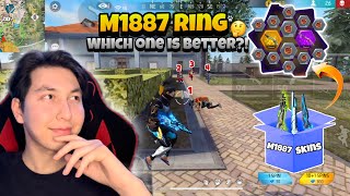 I spent 10k 💎 for the new M1887 Ring 🍷🗿  Which skin is better⁉️ Mehdix Free Fire [upl. by Raouf123]