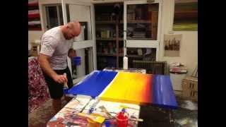 Learn how to Paint Acrylic Abstract Art Lessons Online or Sydney Art Studio [upl. by Uaerraj]