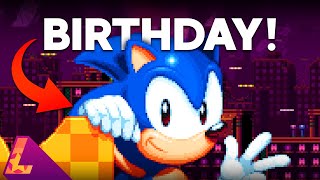 DRAWING SONIC On His Birthday  Pixel Art Full Process [upl. by Enirok]