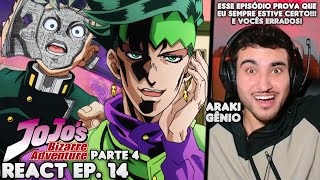 CONHECENDO KISHIBE ROHAN O MANGAKÁ React JoJos Bizarre Adventure Parte 4 EP 14 [upl. by Amahs]