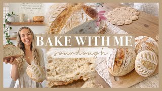 BAKE WITH ME  Sourdough bread [upl. by Anilehcim]