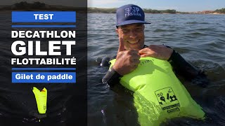 Test de la ceinture gilet daide à la flottablitité Itiwit Decathlon [upl. by Mila]