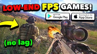 Top 10 BEST FPS Games for LOWEND iOSAndroid 2023 High Graphics Free Download [upl. by Vaughan]