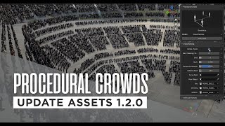 Procedural Crowds Update [upl. by Hanser]