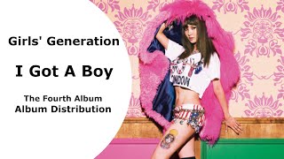 GIRLS GENERATION 소녀시대  I GOT A BOY The Fourth Album Album Distribution [upl. by Aneela]