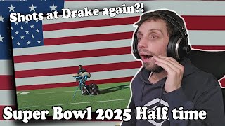 Kendrick at super bowl 59  European reacts to superbowl 2025 half time show announcement [upl. by Orvan]