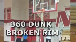 FGCU Signee Rayjon Tuckers 360 Dunk BREAKS THE RIM SCtop10 [upl. by Atsira]