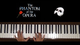 Music of the Night Phantom of the Opera Piano Cover with Tutorial [upl. by Weatherby]