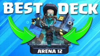 BEST ARENA 12 DECK CLASH ROYALE [upl. by Catarina]