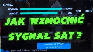 Jak wzmocnić sygnał z anteny satelitarnej  Czy wzmacniacz SAT poprawia jakość  Nie daj się oszukać [upl. by Glantz739]