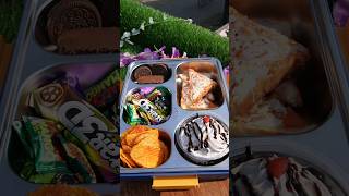 Snacks lunch box idea viral youtubeshorts shorts trending chocolate pizza cake candy yt [upl. by Nej]