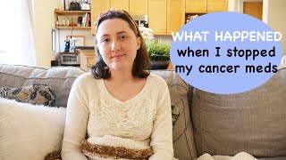 What Happened After I Stopped my Cancer Meds  Zoladex Letrozole Ribociclib  My Cancer Story [upl. by Nnybor]