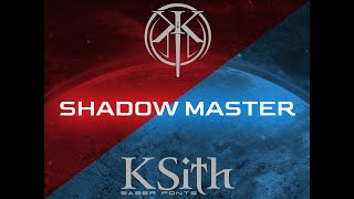 Shadow Master LightDark  Saber Font Demo  HD [upl. by Greenburg]