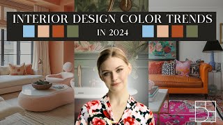 The Hottest Color Trends for 2024  Interior Design [upl. by Aihsemat]