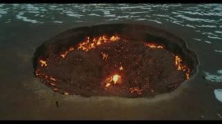 Door to Hell Gate of Hell ｜Turkmenistan gas crater 4k drone [upl. by Chavey]