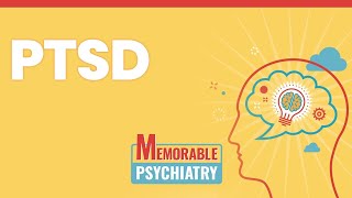 PostTraumatic Stress Disorder PTSD Mnemonics Memorable Psychiatry Lecture [upl. by Halik]