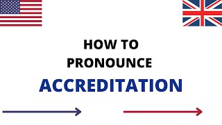 How to Pronounce Accreditation Correctly  PronounceWell [upl. by Stelle604]