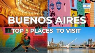 🇦🇷 Top 5 PLACES to visit in BUENOS AIRES ARGENTINA Best Tango Experience Travels 2024 [upl. by Rausch993]