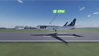 Flying In Project Flight Until I land Under 15 FPM  Part two BOEING 737 [upl. by Maureene]