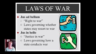 The Laws of War Jus Ad Bellum amp Jus in Bello  UGA International Affairs [upl. by Latsyrc]