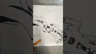 minato vs obito drawing [upl. by Ivah]