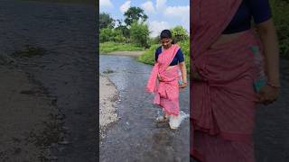 😱OMG I Jumped Into water 😎 Sunday Picnic Fun With Family At Water Fall shortsvideo  Bharri chav [upl. by Reeher328]