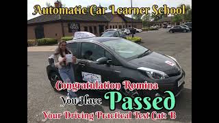 Doncaster Romina Has Passed Driving Test [upl. by Aneehsirk]