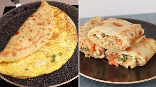 বেলার ঝামেলা ছাড়া ফুলকো ডিম পরোটা রেসিপি। Dim Paratha Recipe  Egg Paratha  Easy Paratha  Nasta [upl. by Neo]