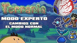 Terraria 1353 Modo Experto cambios en comparación al modo normal [upl. by Dachy430]