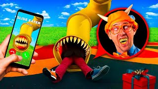 SLIDE EATER EAT BLIPPI EXE New Years episode [upl. by Burget600]