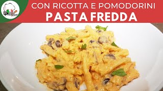 Pasta fredda con ricotta e pomodorini in 1 minuto  ricette veloci  FoodVlogger [upl. by Gearalt]