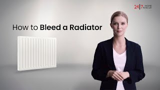 How To Bleed A Radiator  247 Home Rescue [upl. by Barrington631]