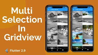 Flutter  Multi selection in gridview  Selectable gridview  Gridview multi selection 2022 [upl. by Tadd67]