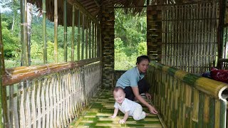 FULL VIDEO 210 Days of Construction  Single Mother Builds a Bamboo House by the Lake Alone [upl. by Anneh]