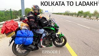 KOLKATA TO LADAKH 2024  EPISODE 1  KOLKATA TO MOHANIA 600KM LADAKH RIDE 2O [upl. by Htiduy762]