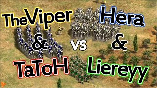 TheViper amp TaToH vs Hera amp Liereyy Massive 2v2 [upl. by Anirtep573]