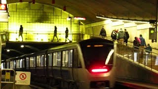 MONTREAL STM METRO RIDE FROM PLAMONDON STATION  CHRISTMAS DAY 2019 [upl. by Cogen]