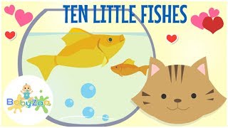 TEN LITTLE FISHES  Children Song Nursery Rhymes  Karaoke No Vocal [upl. by Ruella]