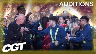 GOLDEN BUZZER Audition Judges Break The Rules For DANCE CREW The Renegades  Canada’s Got Talent [upl. by Erikson241]