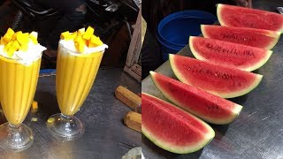 Fruit Ninja of India  Mind Blowing Fruit Cutting Skills  Indian Street Food [upl. by Rihaz]