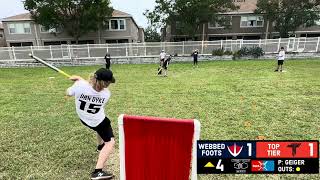 2024 Regular Season WEBBED FOOTS VS TOP TIER [upl. by Yelsew]