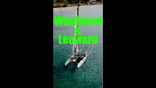 Windward and Leeward  sailing terms explained shorts [upl. by Dlorad159]