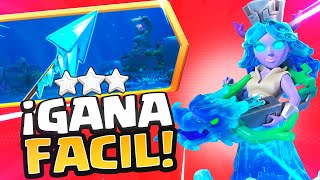 TRES ESTRELLAS FÁCIL en el Desafío Dale al Trineo Reina de Clash of Clans ⭐ [upl. by Hardner]