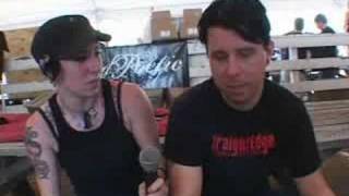 Hellfest  Interviews With Bleeding Through Hellfest 2003 [upl. by Chow590]